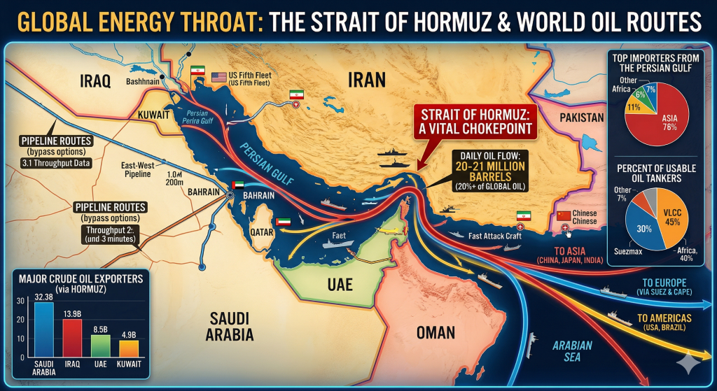 détroit d'Ormuz route pétrole mondiale