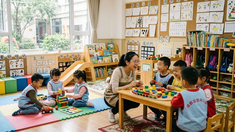 Chine : vers la gratuité progressive de l&rsquo;éducation préscolaire pour soutenir la natalité