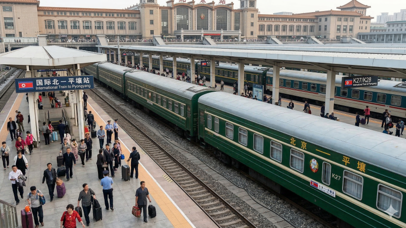 La Chine relance les trains vers la Corée du Nord après 6 ans d’arrêt