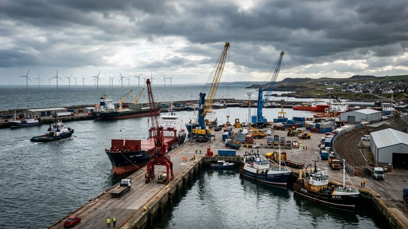 Ming Yang éolien Royaume-Uni : Londres bloque le projet portuaire écossais