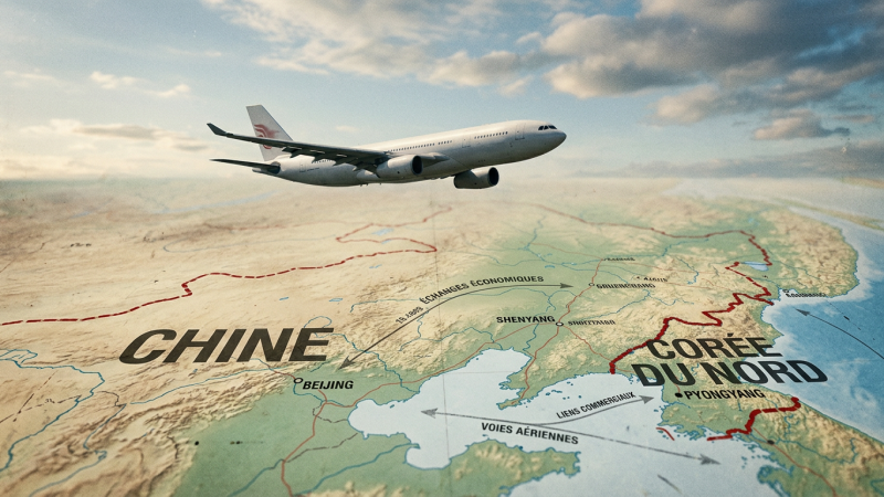 Après les trains, Pékin rouvre le ciel nord-coréen : ce que révèlent ces vols à 400 dollars