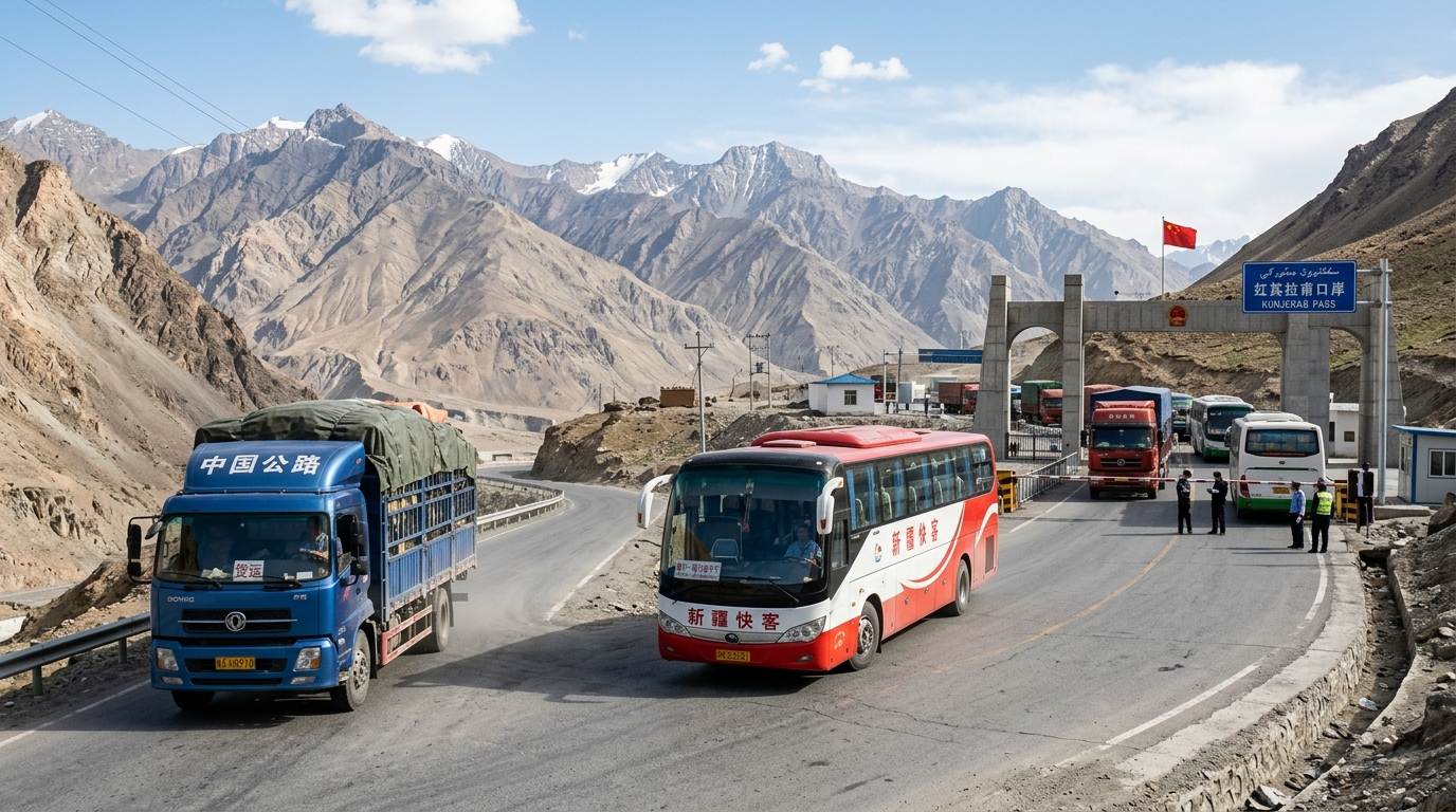 Trafic transfrontalier en zone montagneuse