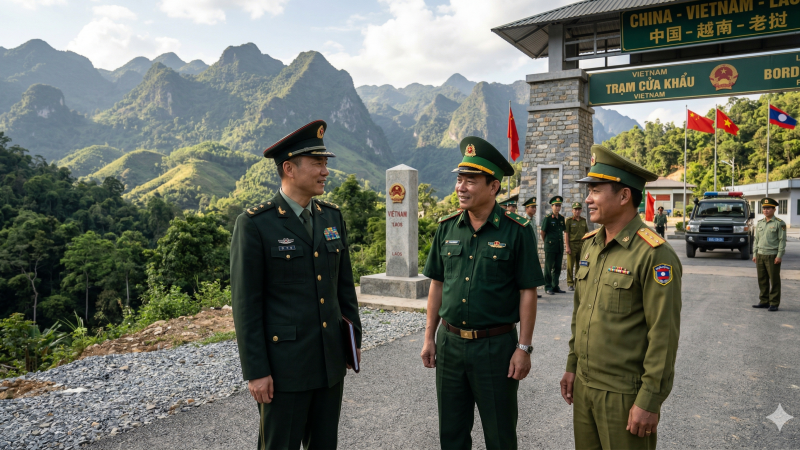 Coopération trilatérale Chine Vietnam Laos : un nouveau mécanisme pour sécuriser les frontières et fluidifier les échanges