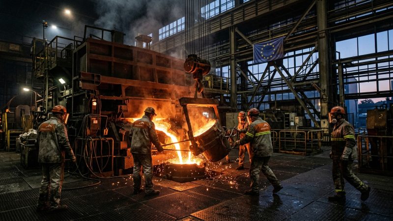 UE : droits de douane sur l&rsquo;acier doublés à 50 % face à la concurrence chinoise