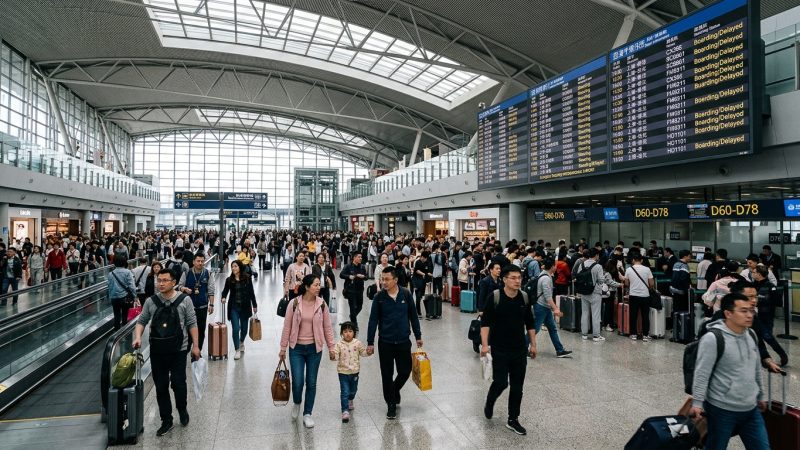 Fête de Qingming : boom du tourisme en Chine et affluence aux frontières