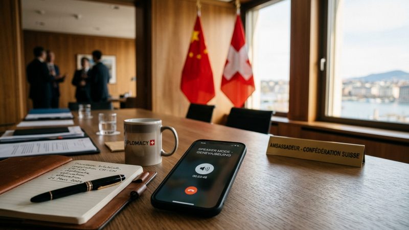 Chine-Suisse : un appel d&rsquo;envoyés spéciaux sur les tensions au Moyen-Orient