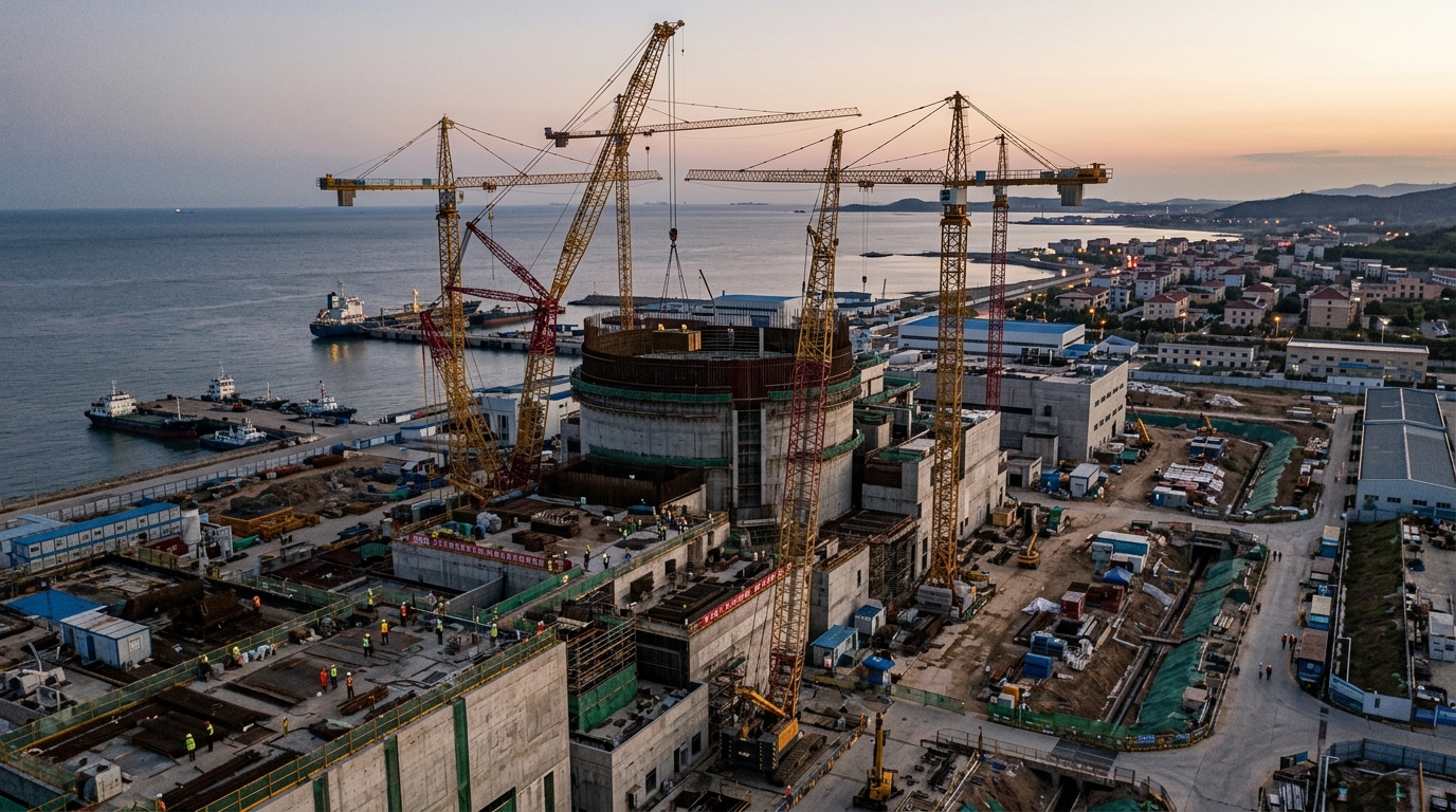 Nucléaire chinois : un réacteur HPR1000 bâti en 62 mois confirme l&rsquo;avance