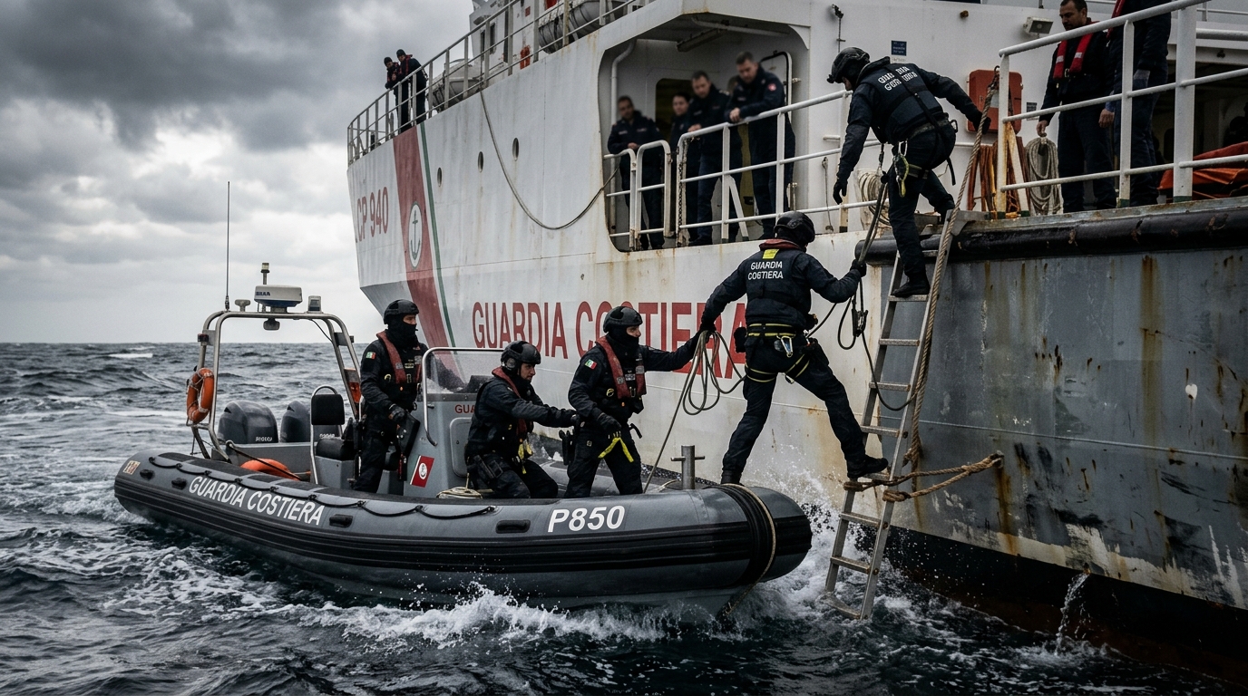 Exercice d'arraisonnement en vedette rapide