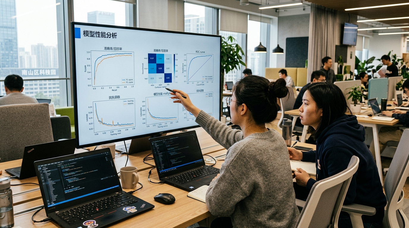 Ingénieurs analysant des modèles d’IA