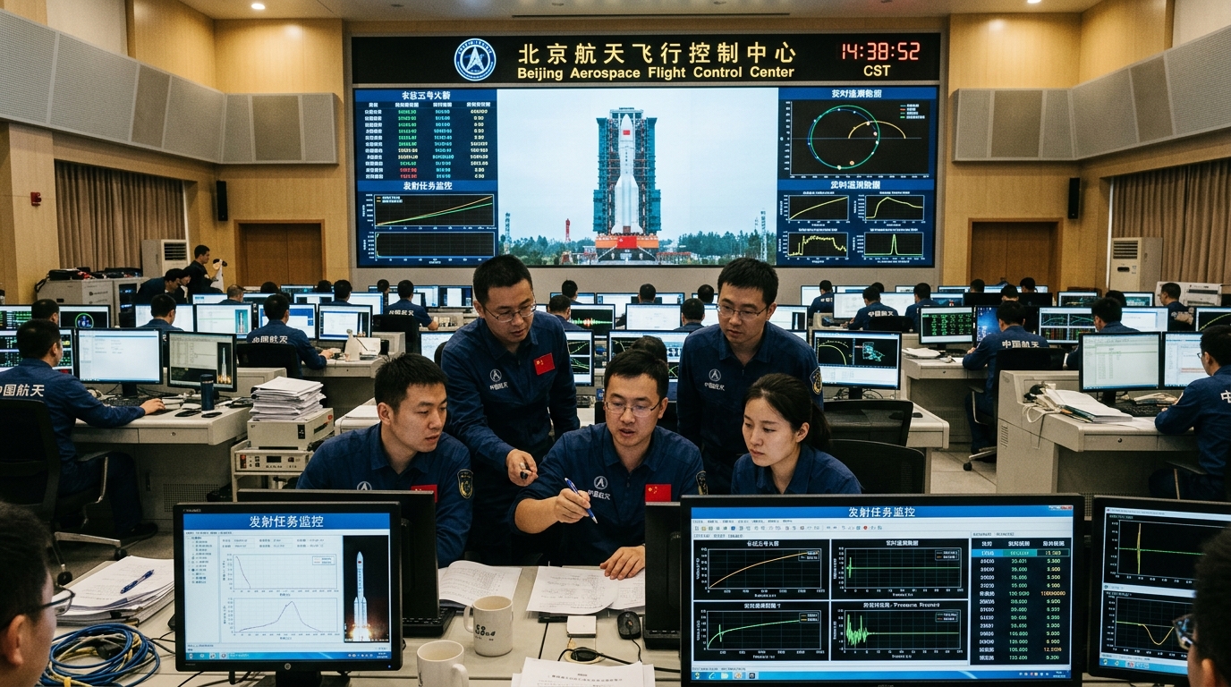 Ingénieurs analysant les données de vol