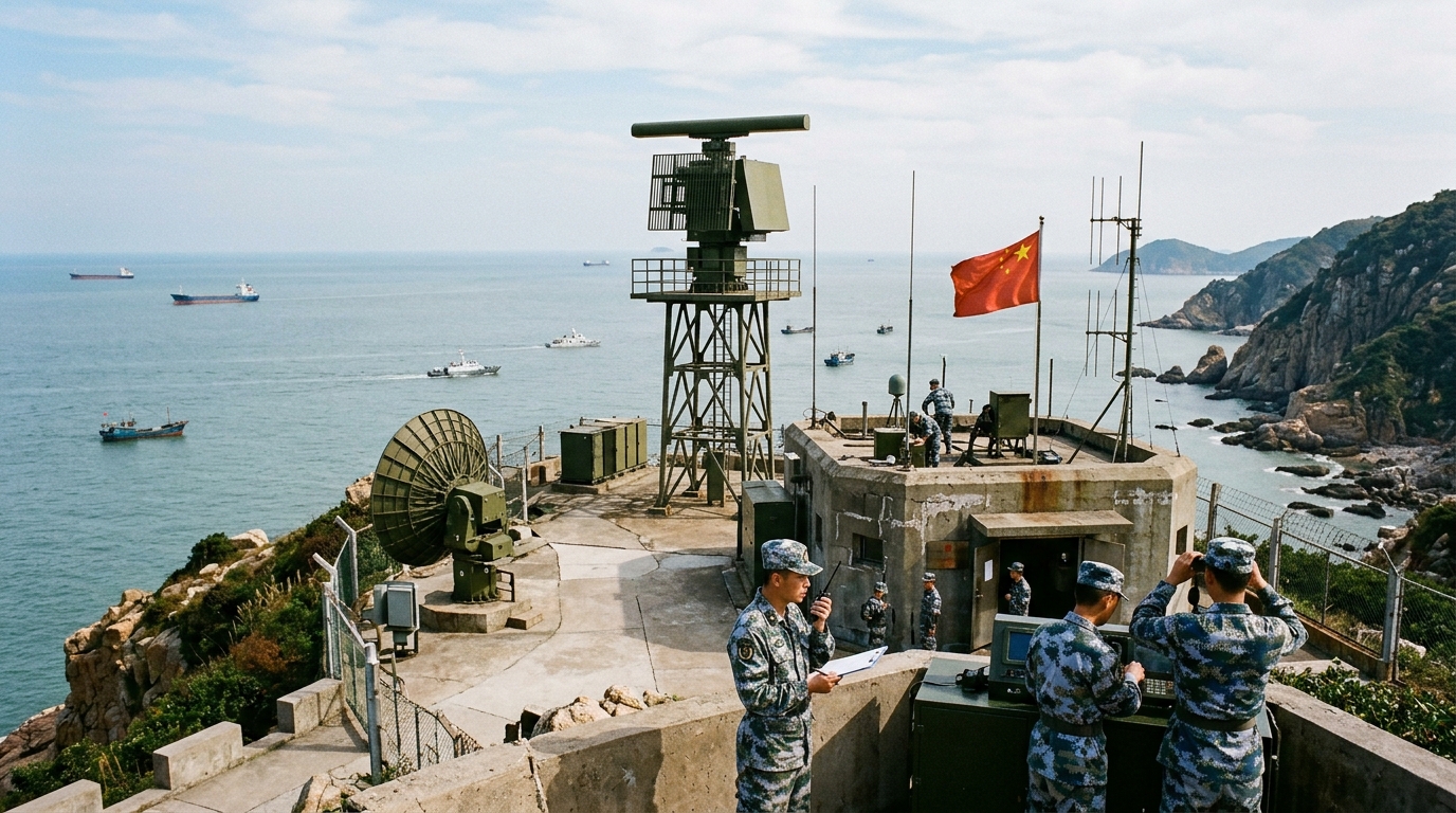 Installation côtière sur la façade est chinoise