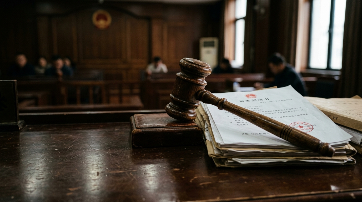 Maillet de juge sur des documents judiciaires