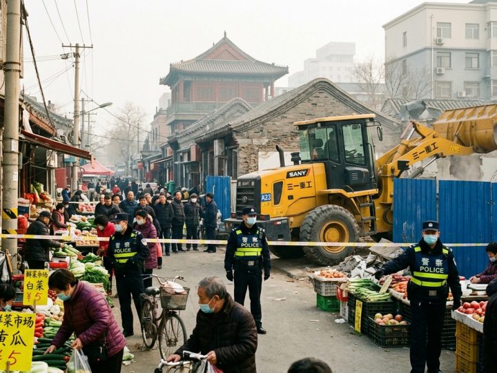 Pékin : une chargeuse percute la foule d&rsquo;un marché – ce que l&rsquo;on sait