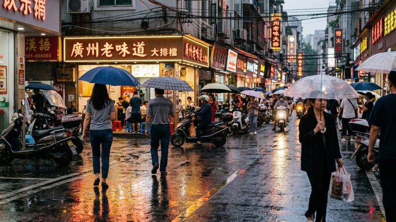 Chine : alertes bleues renouvelées pour pluies au sud et vents forts au nord