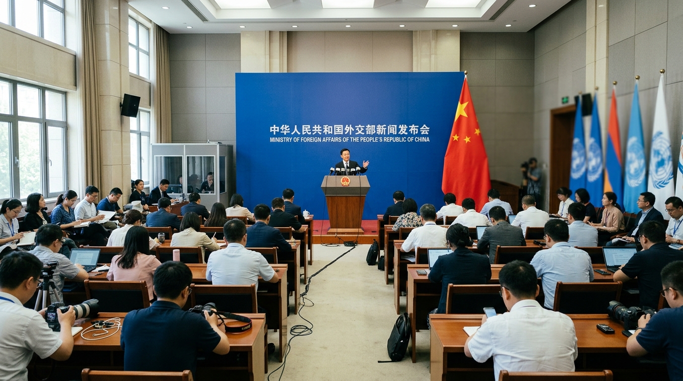 Salle de presse du ministère chinois des Affaires étrangères