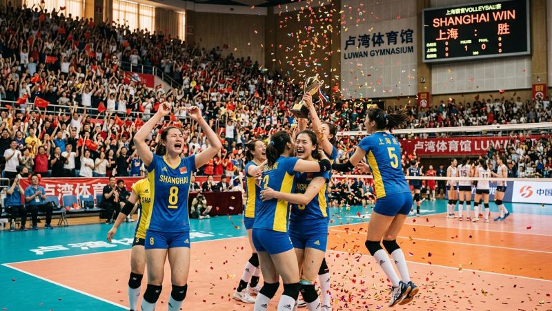 Shanghai brise 25 ans d&rsquo;attente en Ligue chinoise de volley féminin