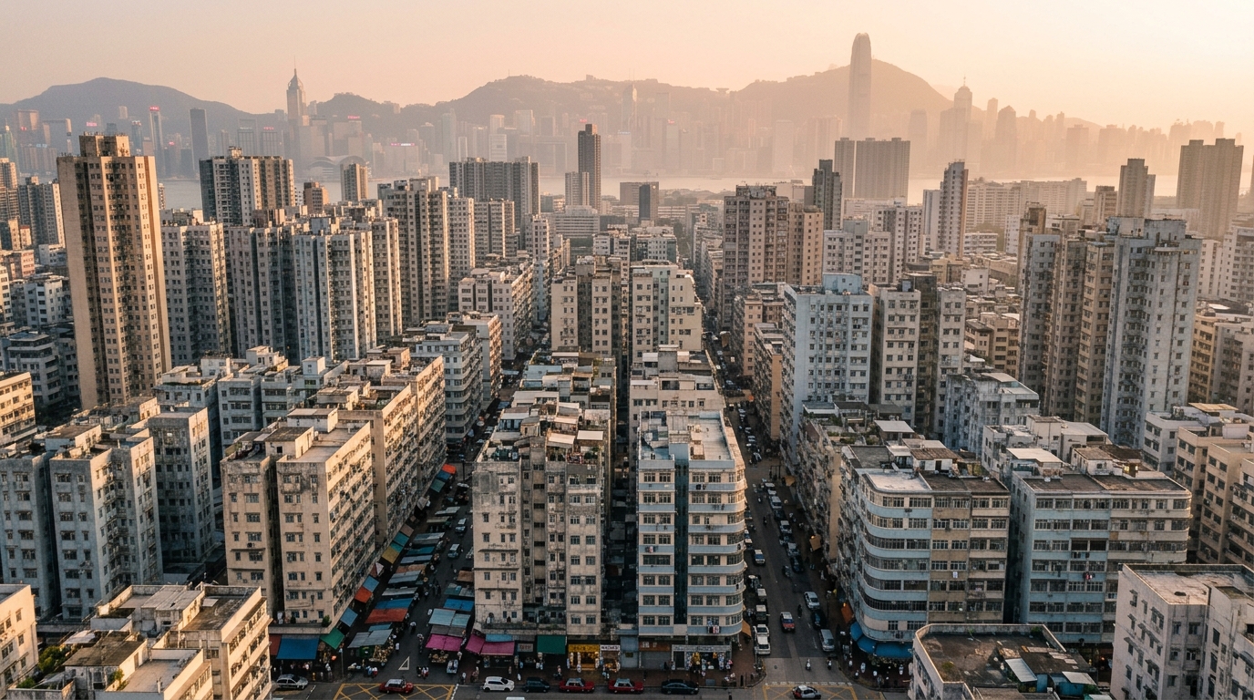 Tours d'habitation denses à Sham Shui Po