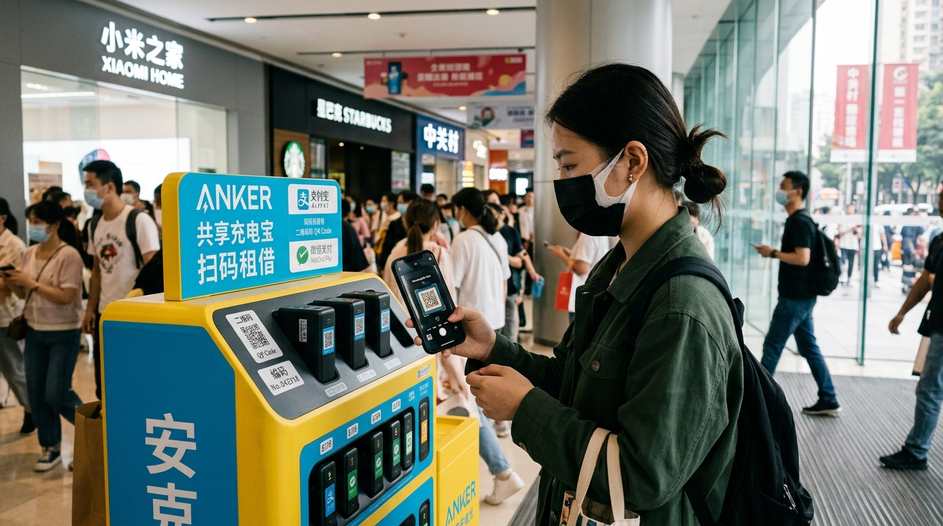 Traçabilité d'un power bank via code unique