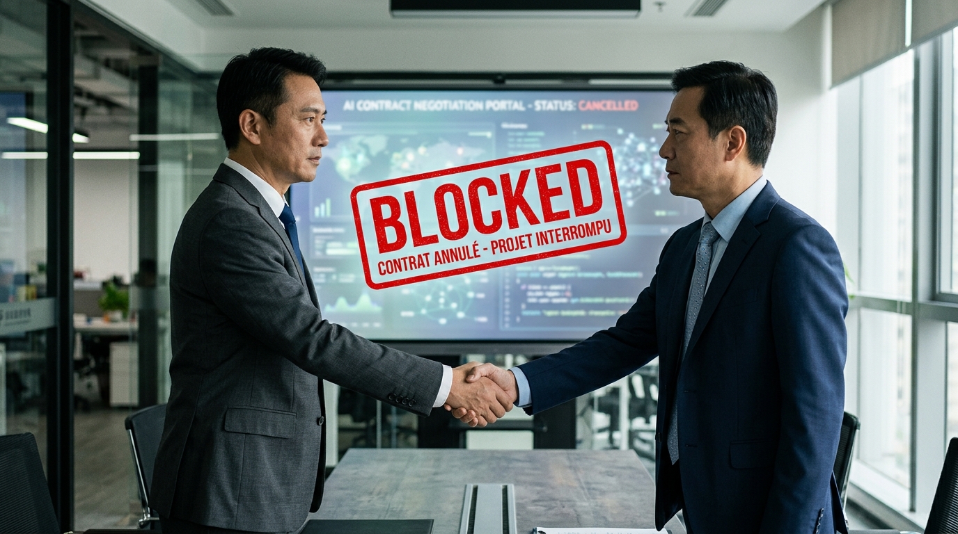 Accord commercial bloqué entre entreprises tech américaine et chinoise
