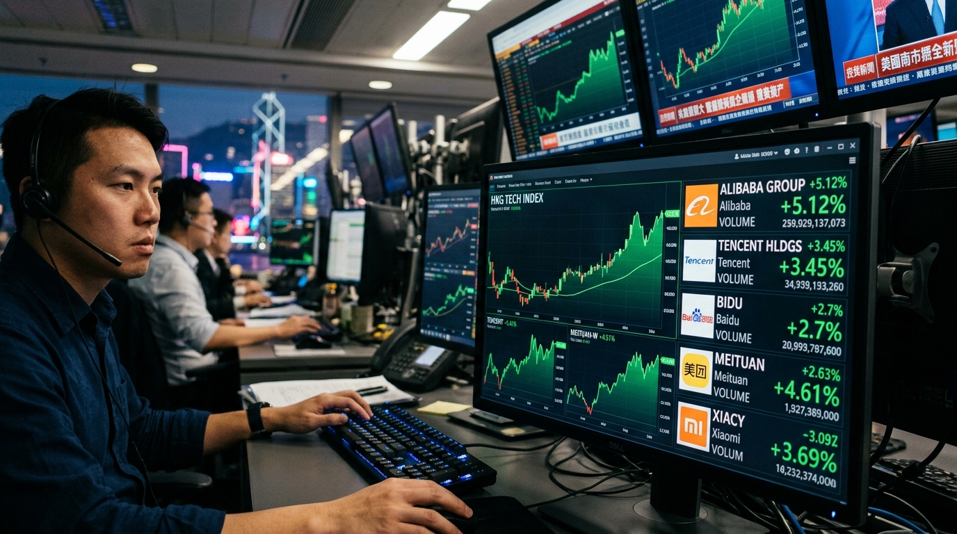 Action Alibaba en hausse sur les marchés boursiers