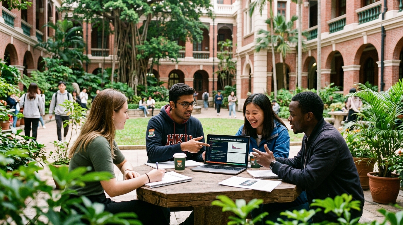 Étudiants internationaux à l'Université de Hong Kong