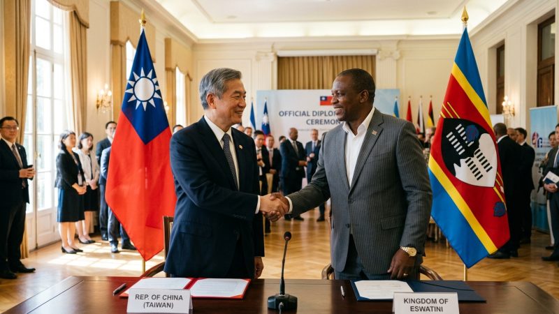 Taïwan en Eswatini : le dernier allié africain sous pression diplomatique