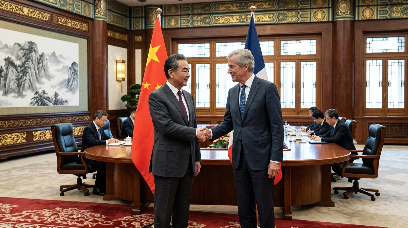Rencontre diplomatique entre ministres des affaires étrangères à Pékin