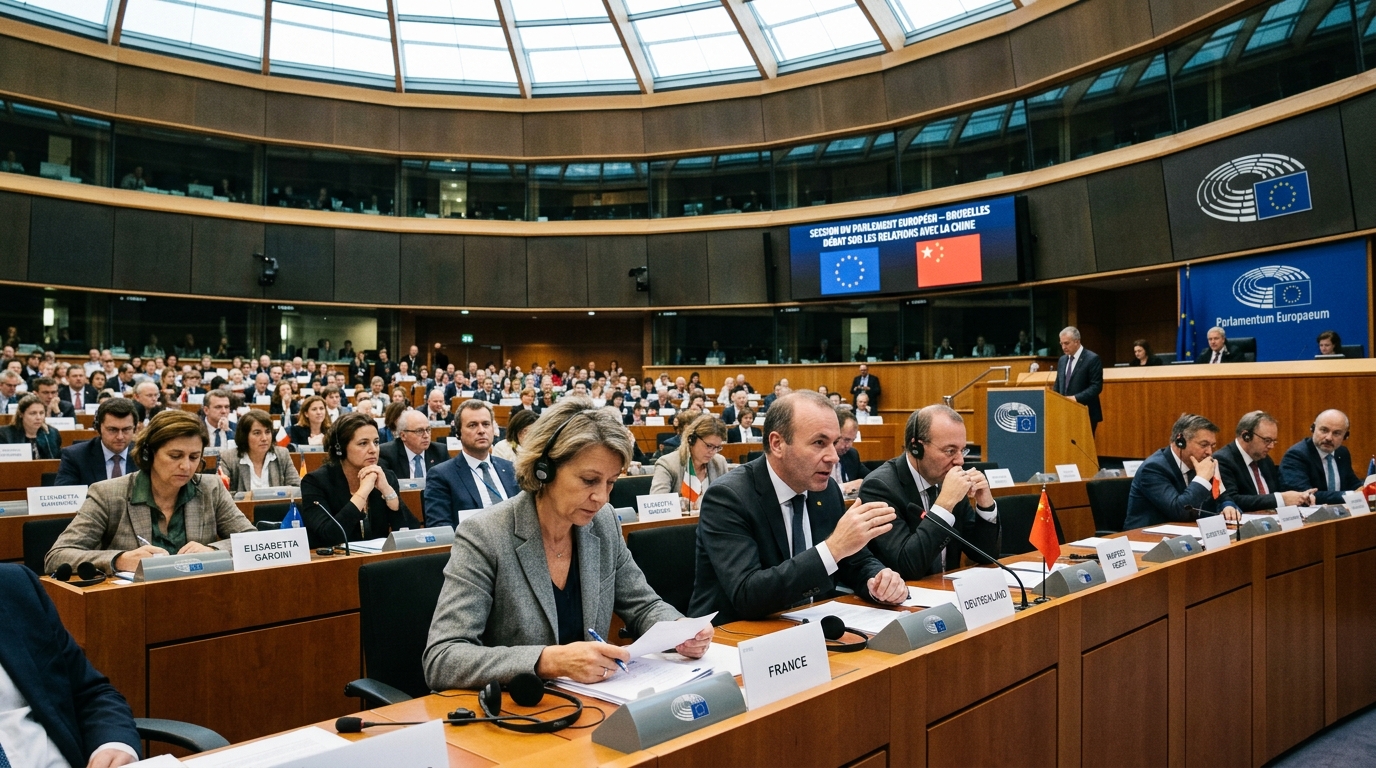 Session au Parlement européen à Bruxelles