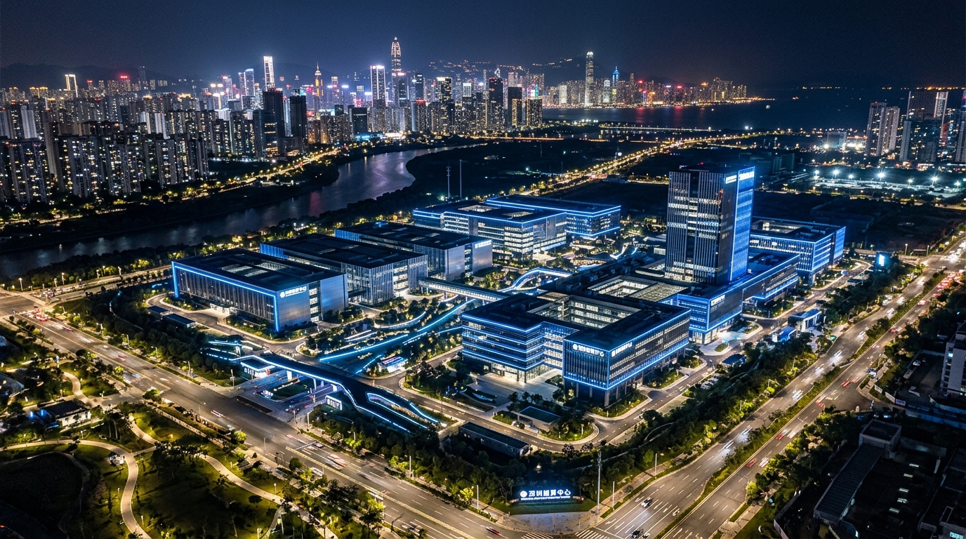Bâtiment du centre de supercalcul de Shenzhen en Chine