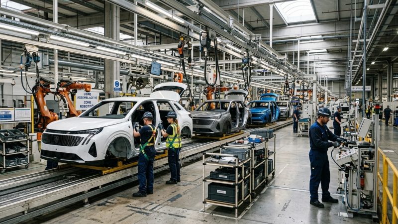 Dong Feng dans l&rsquo;usine Stellantis de Rennes : quand la Chine relance les chaînes françaises