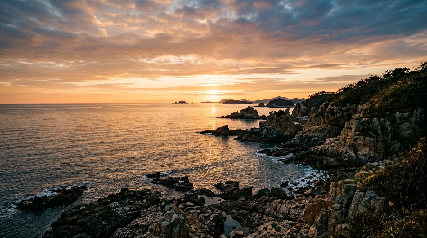 Côte ouest de la Corée du Sud