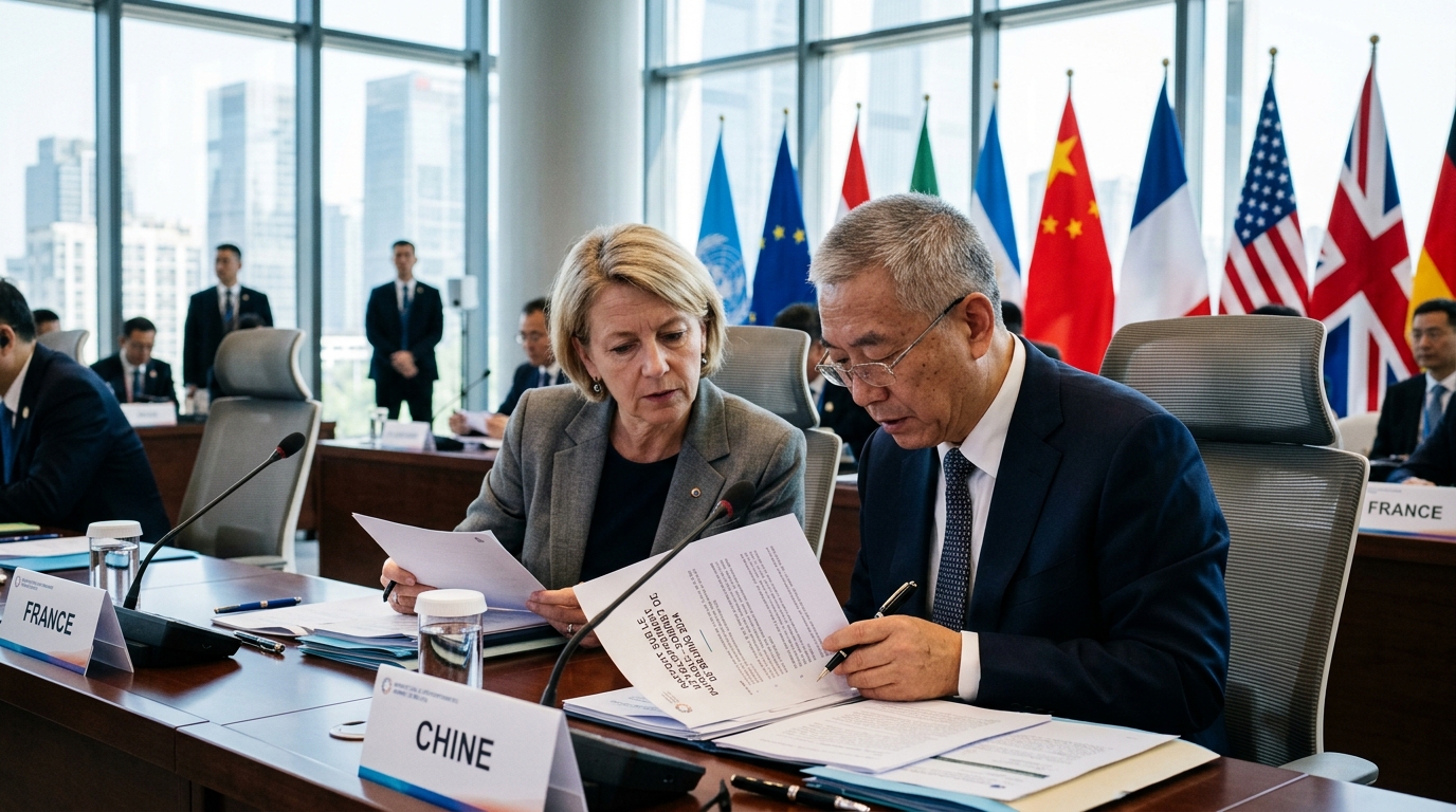 Diplomates sino-russes en réunion stratégique