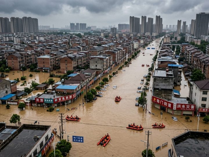 Inondations en Chine centrale : 22 morts et 20 disparus après des pluies torrentielles