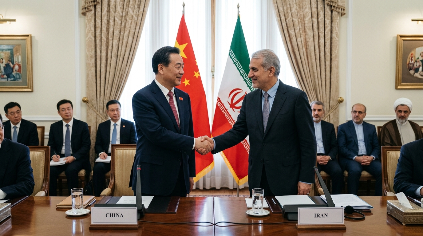 Rencontre diplomatique entre représentants chinois et iraniens