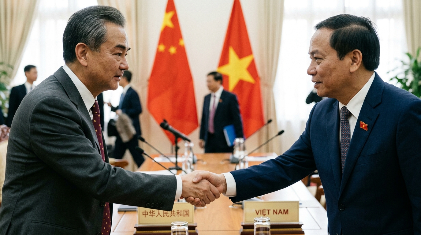 Rencontre diplomatique entre responsables chinois et vietnamiens