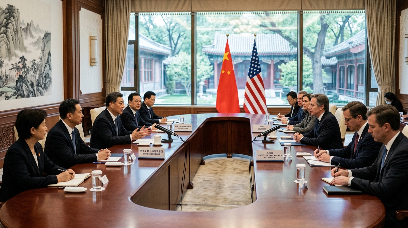 Réunion diplomatique sino-américaine à Pékin