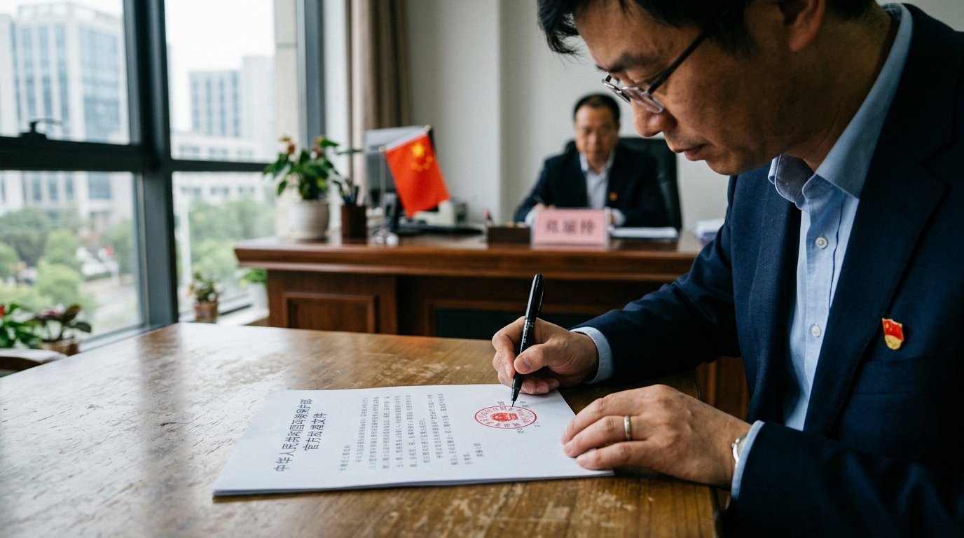 Signature de documents réglementaires officiels sur la protection des secrets commerciaux
