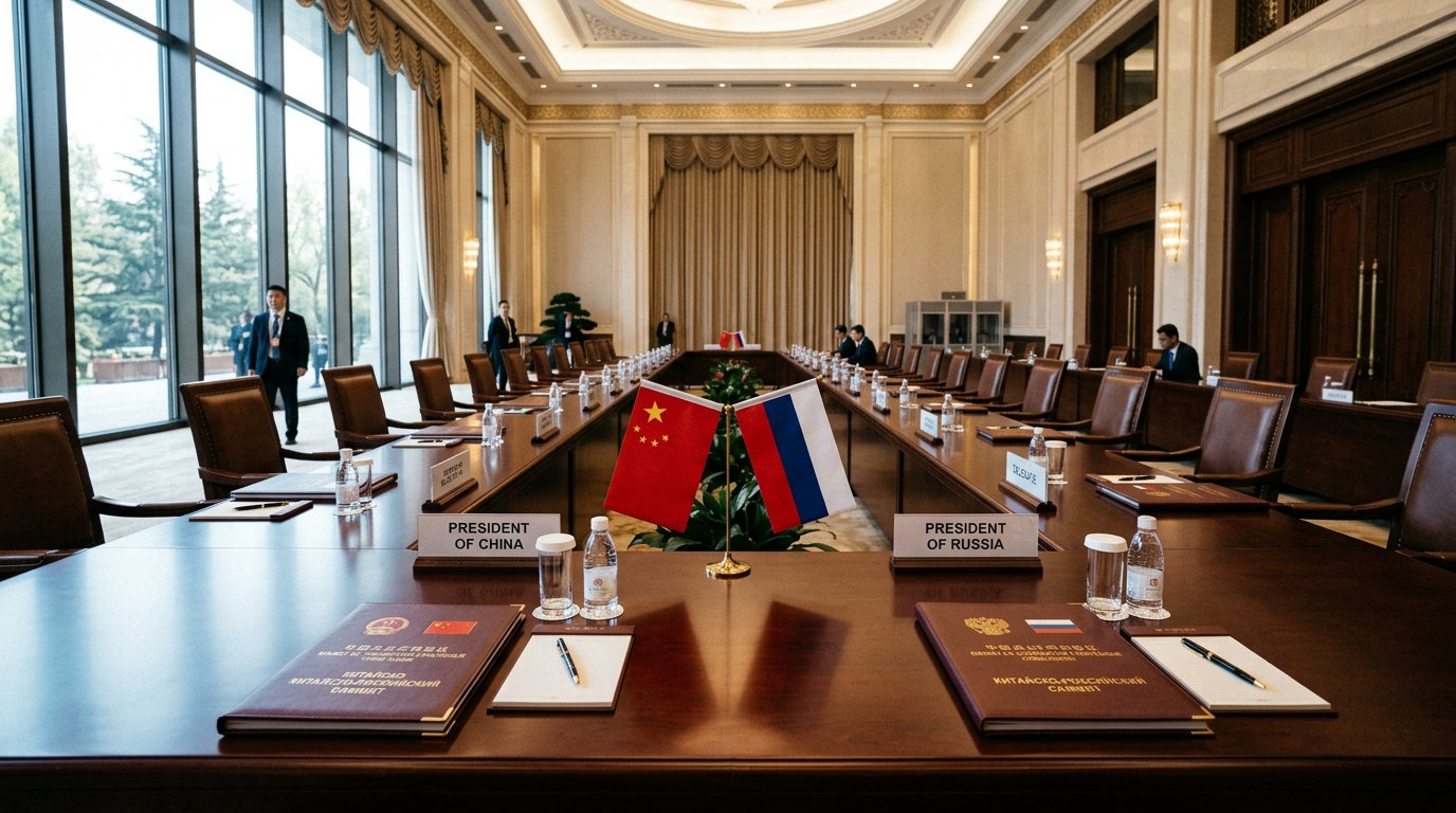 Table de négociation diplomatique sino-russe