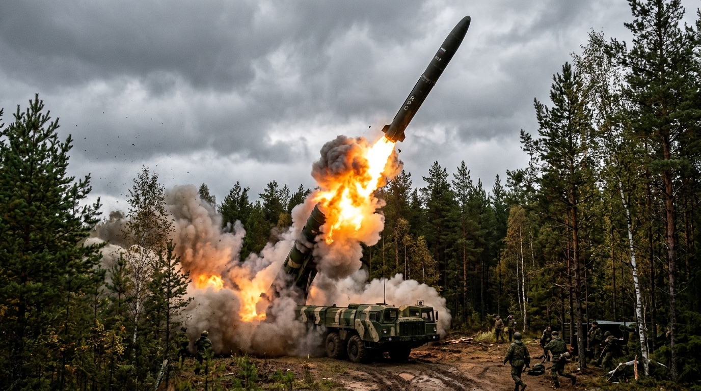 Tir d'essai d'un missile balistique russe
