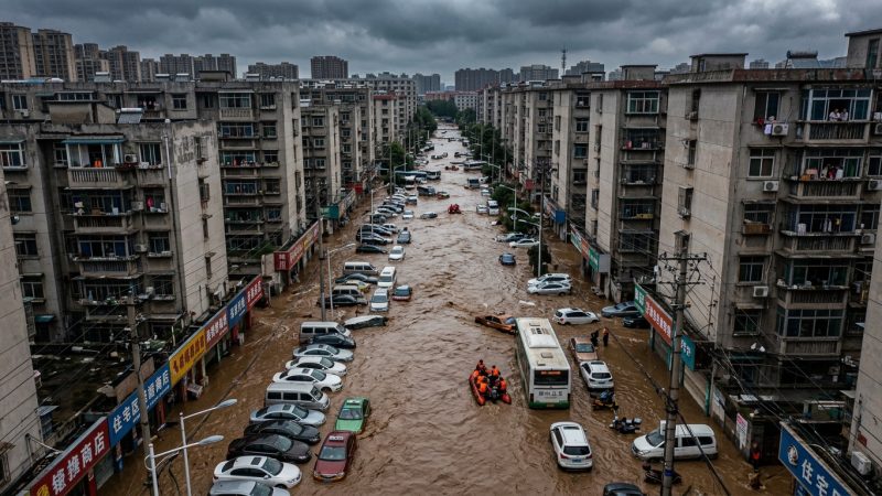 Inondations en Chine : au moins 22 morts, des milliers de sinistrés et des pluies records