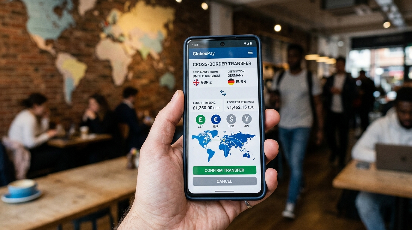 Application de paiement transfrontalier Ant International sur smartphone