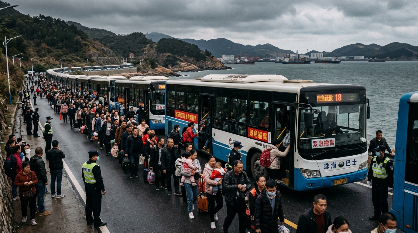 Évacuation de masse en Chine avant l'arrivée du typhon Bavi