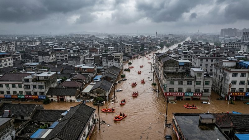 Inondations, typhon et glissement de terrain : la Chine frappée par une série de catastrophes en juillet 2026