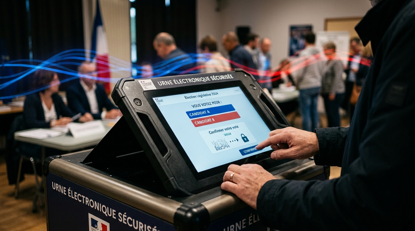 Isoloir numérique sécurisé avec flux de données