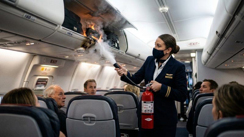 China Eastern : une batterie externe prend feu dans un avion après l&rsquo;atterrissage