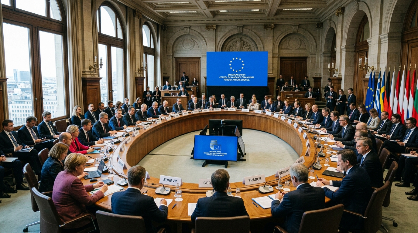 Réunion des ministres des Affaires étrangères de l'UE