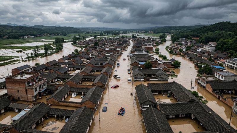 800 serpents envahissent une ville inondée en Chine après le typhon Maysak