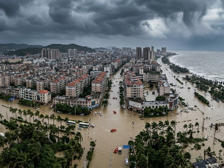 Typhon Bavi en Chine : 2 millions d&rsquo;évacués et des pluies torrentielles dans le Zhejiang