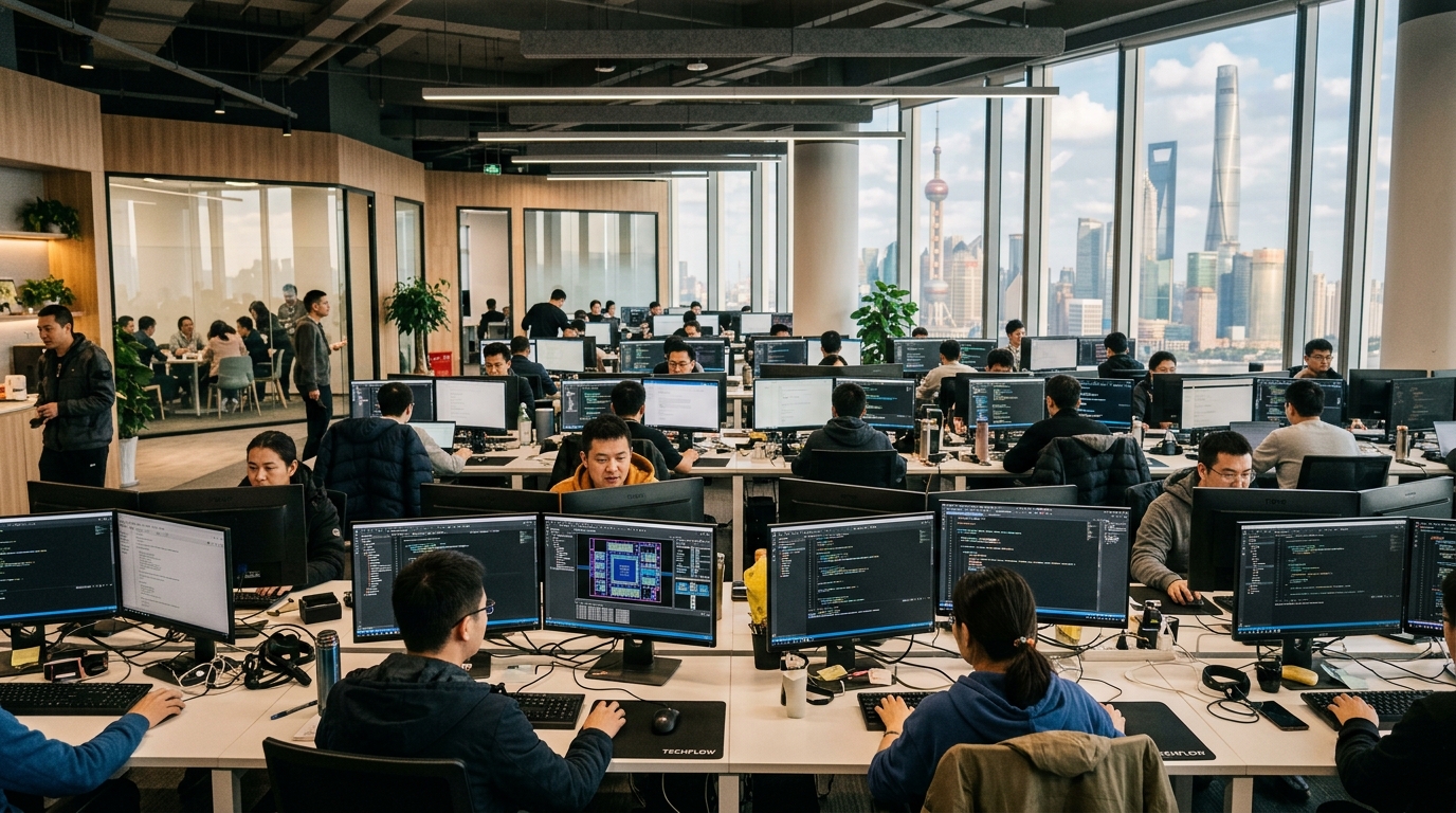 La guerre des talents en Chine : comment l&rsquo;IA et les semi-conducteurs surenchérissent pour garder leurs ingénieurs