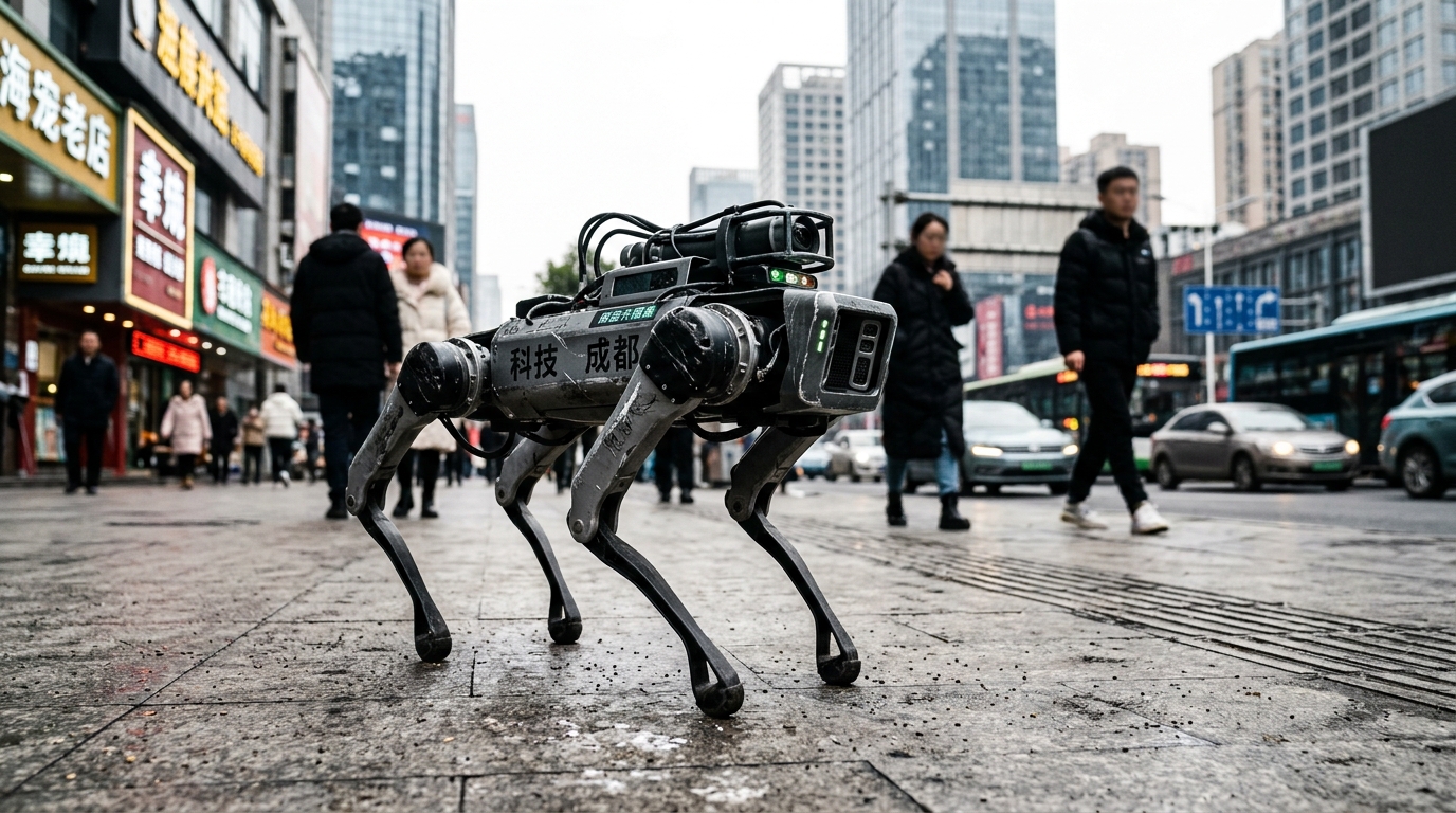 Robot quadrupède autonome dans un environnement urbain